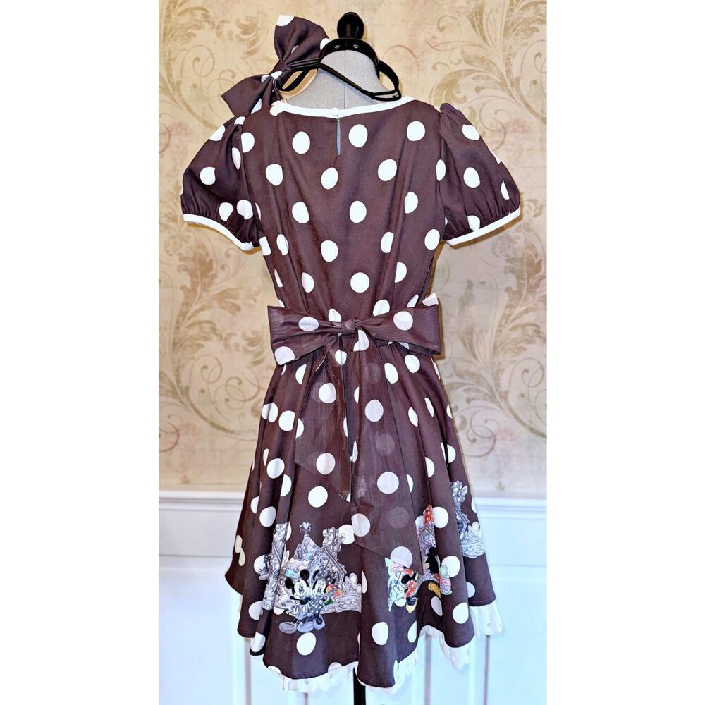 Secret Honey Disney Ribbon Dot Dress Minnie Mouse Lolita J Fashion Kawaii Japan - Picture 10 of 16